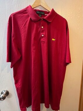 Masters Amen Corner Red Polo
